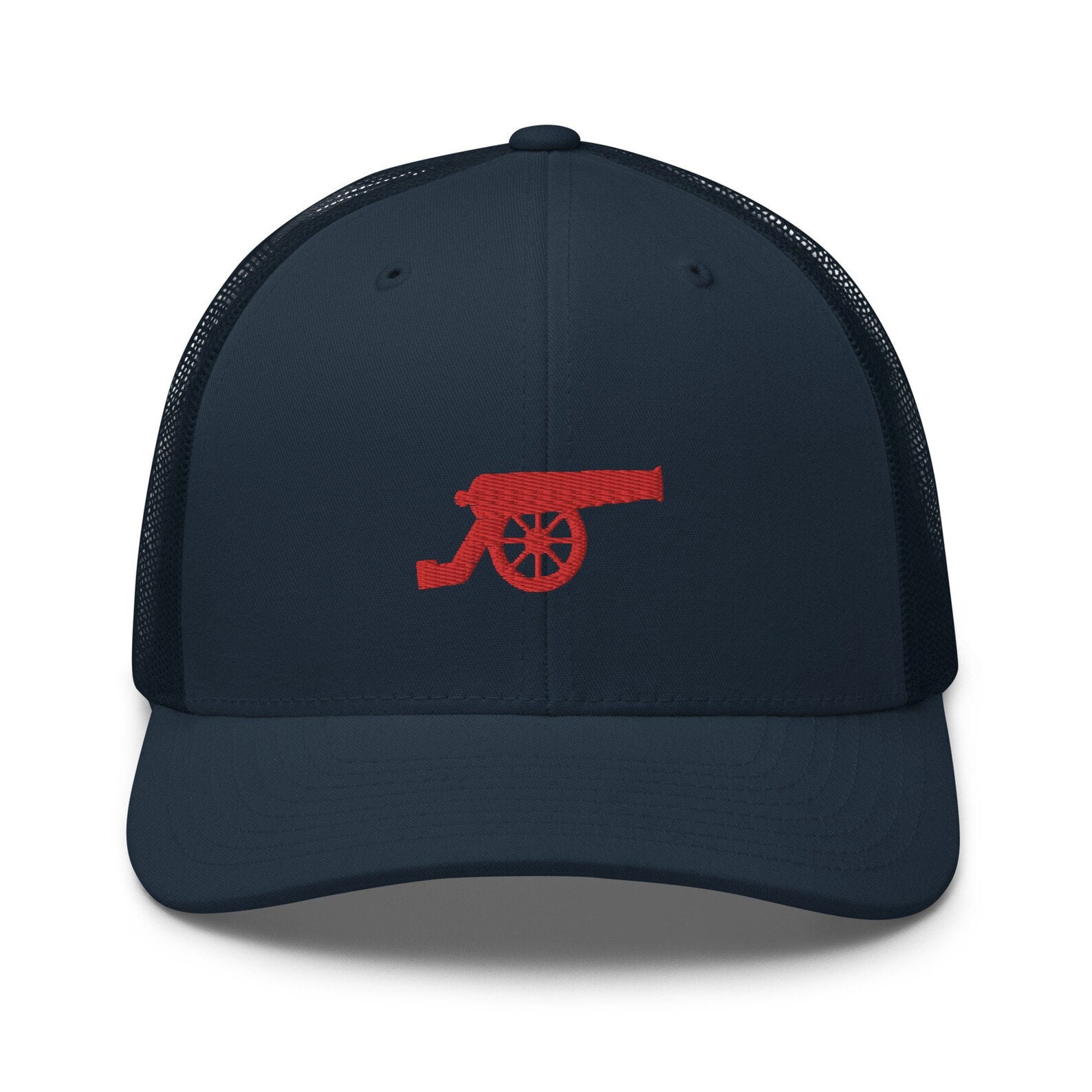 Arsenal FC Minimalist Embroidered Trucker Cap | Premium Soccer