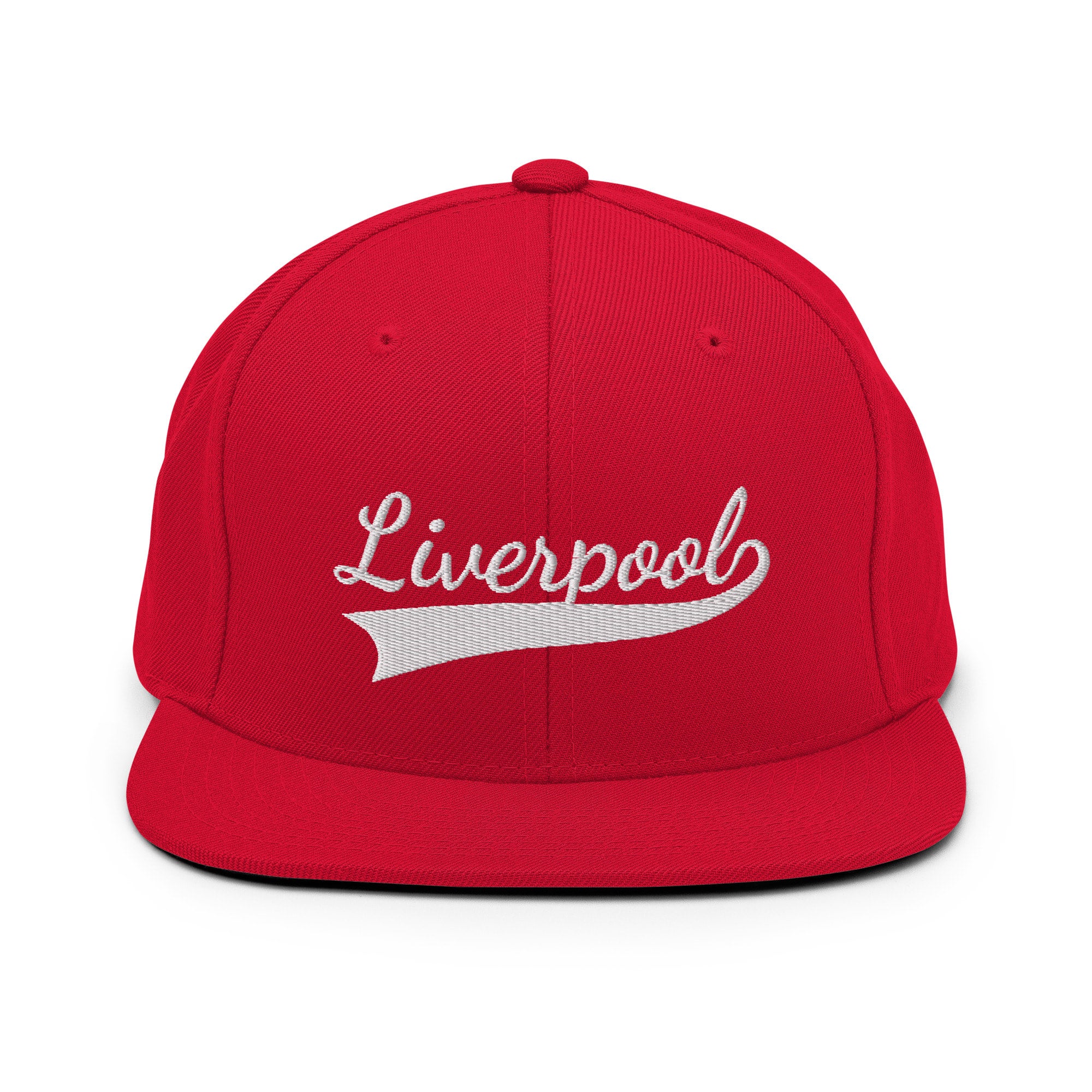 Liverpool FC American Style Embroidered Snapback Hat Premium Soccer Hats Streetwear Apparel Football Snapbacks